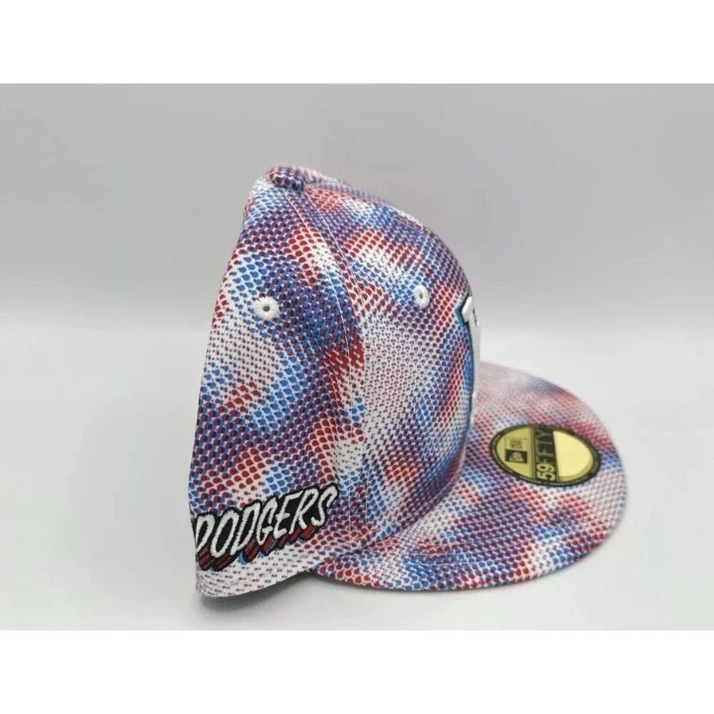 Los Angeles Dodgers 3D Comics New Era 59Fifty Fitted Multi-Color Cap Hat